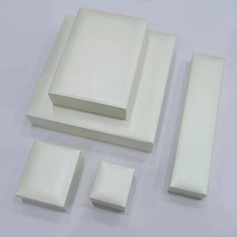 Certo-Angular reto-Caixa de borda em pó branco